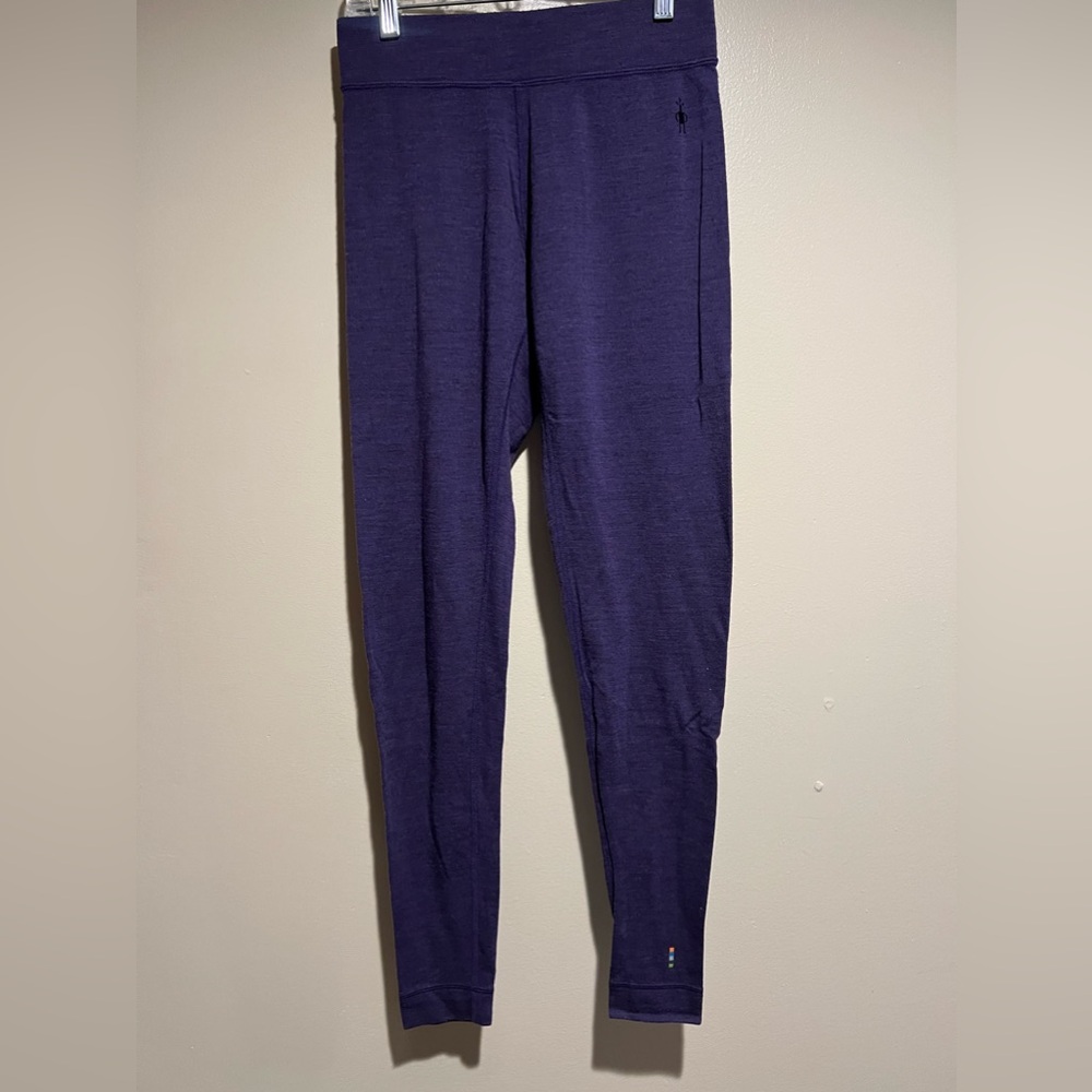 Smartwool next to skin baselayer pants women’s size small purple ski winter